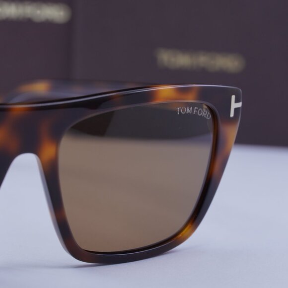 Tom Ford FT1175 53E Square Sunglasses – Blonde Havana/Brown - Picture 2 of 10